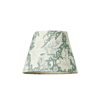 7 inch pendant shade in thyme wallflower printed cotton by Morris & Co